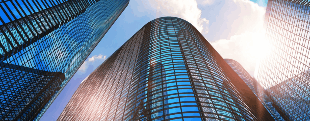 Fortitude Re: View of city buildings from the ground